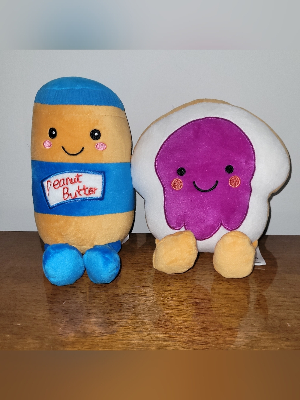 Mimicoco Peanut & Jelly Weighted Snug Besties 6.5" Plush Set